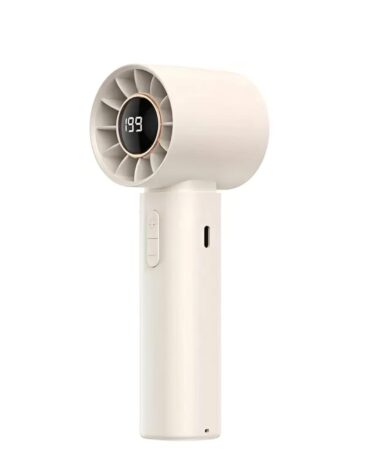 Handheld Portable Fan, Mini Personal Hand Fan,Speed Adjustable Foldable Small Desk Fan, 3600mAh USB Rechargeable Powerful Cooling Turbo Fan for Travel Outdoor Home Office