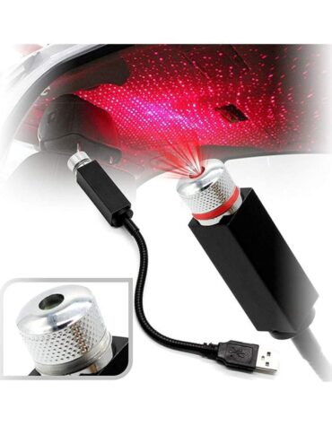 Home Supplies Nagar 1Pcs USB Roof Star Projector Lights with 3 Modes, USB Portable Adjustable Flexible Interior Car Night Lamp Decor with Romantic Galaxy Atmosphere fit Car, Ceiling, Bedroom, Party
